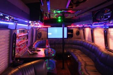 Party bus amenities